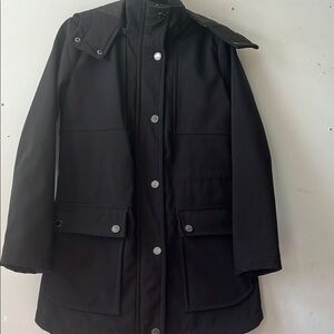 Kenneth Cole New York XS black anorak coat